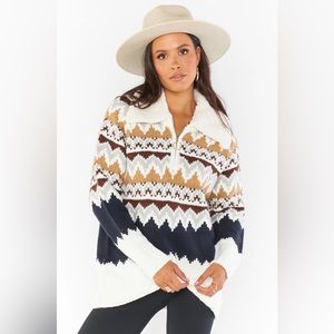 Show Me Your Mimi Sun Valley Pullover - Fair Isle